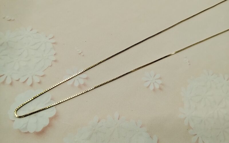18金ネックレスお買い取りしました
