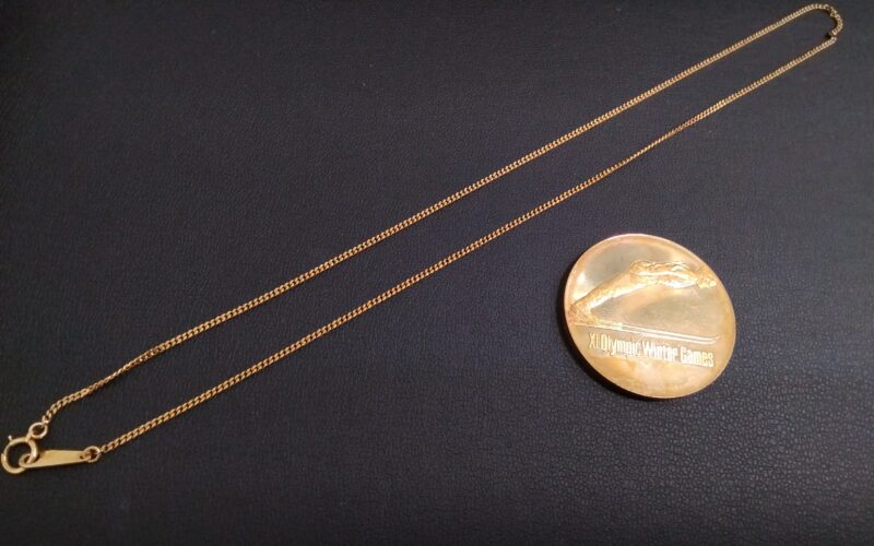 K18 メダル ネックレス お買取りしました。