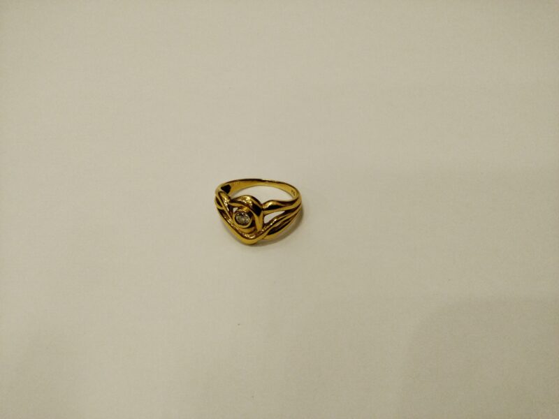 18金ダイヤモンドリングをお買い取りしました。