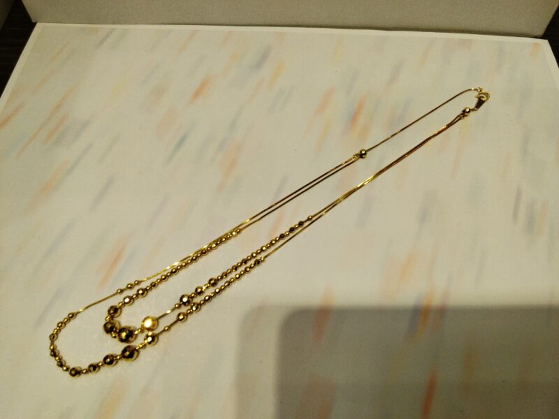 18金 イエローゴールド ネックレス をお買取りしました