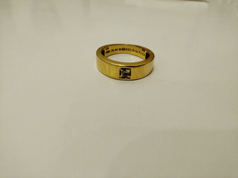 18金イエローゴールド リングをお買い取りしました。