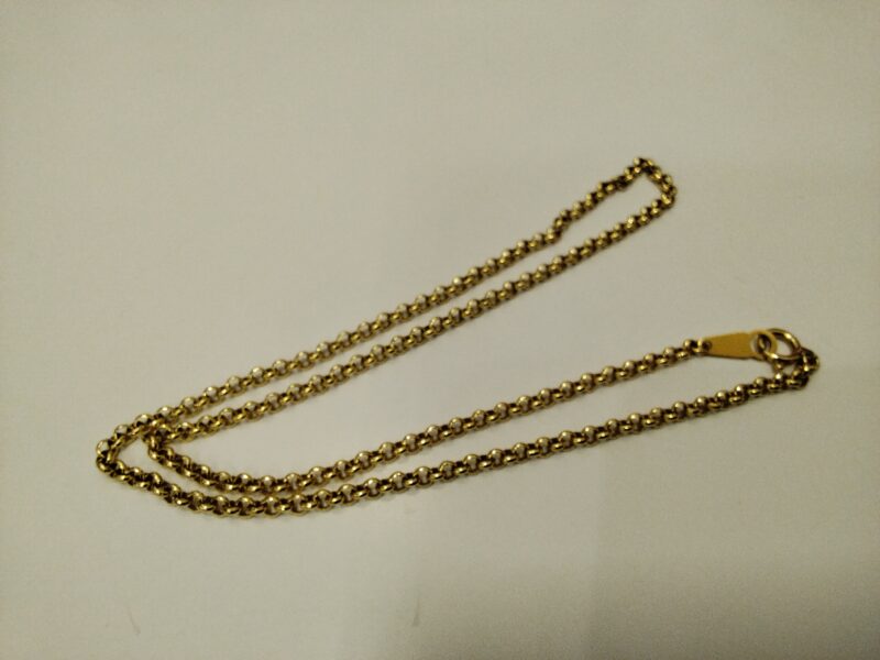 18金　イエローゴールドネックレスをお買い取りしました。