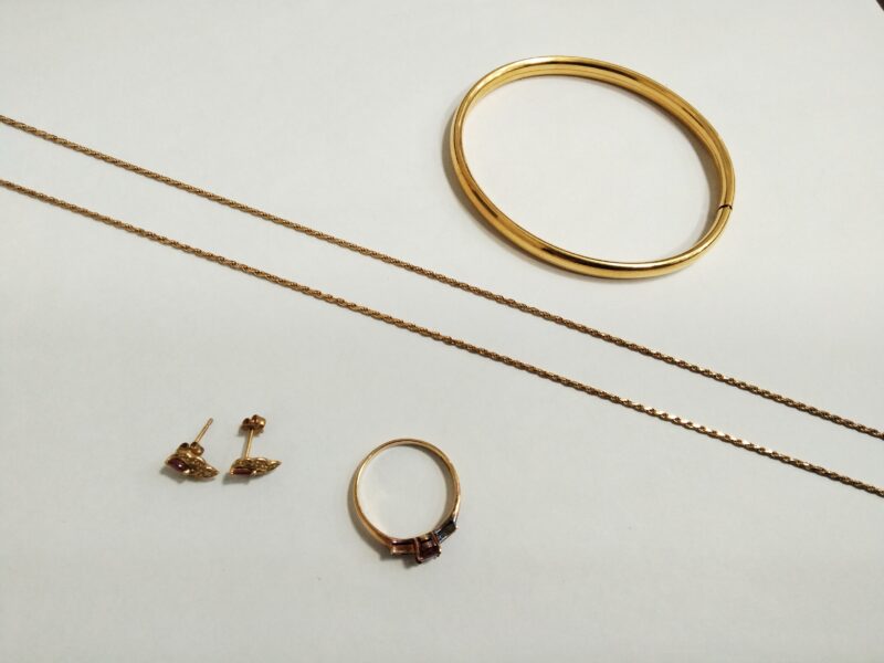 K18 リング ネックレス バングル ピアス お買取りしました。