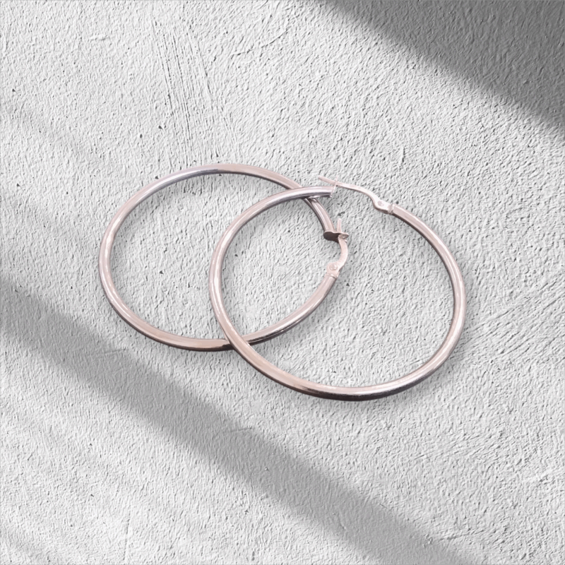 18金 フープ ピアス お買取しました。