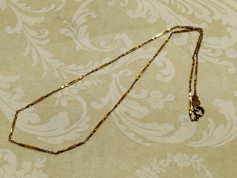 18金　ネックレス　をお買取しました。