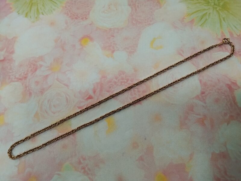 18金ネックレスをお買取しました。