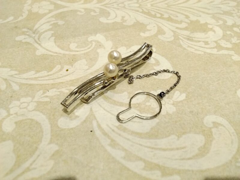 シルバー　パール　タイピン　をお買取いたしました