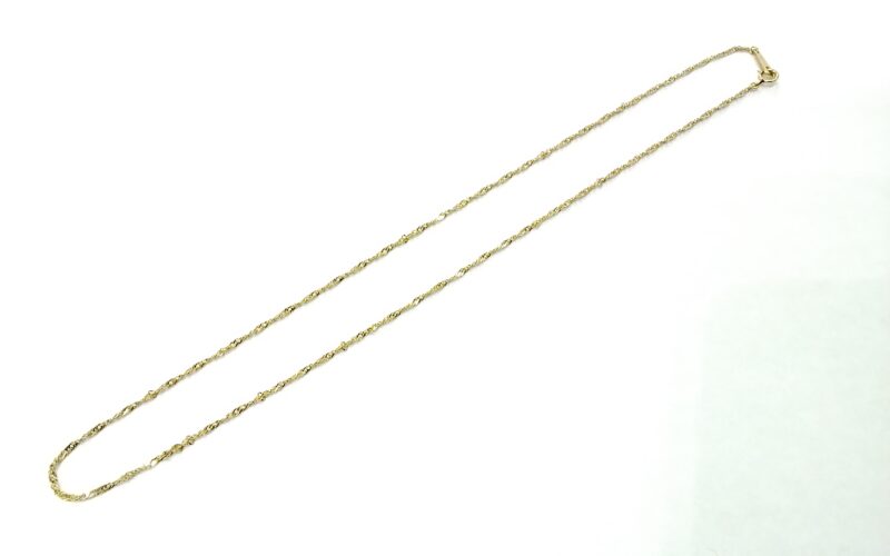 18金 イエローゴールド ネックレス をお買取しました。