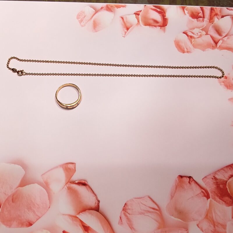 18金　ネックレス　リング　をお買取りしました