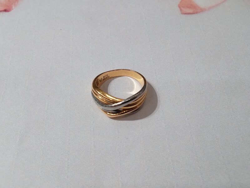 18金 プラチナ900 コンビ リングをお買取り致しました