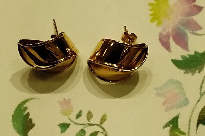 K18 デザイン ピアス お買取致しました🎉