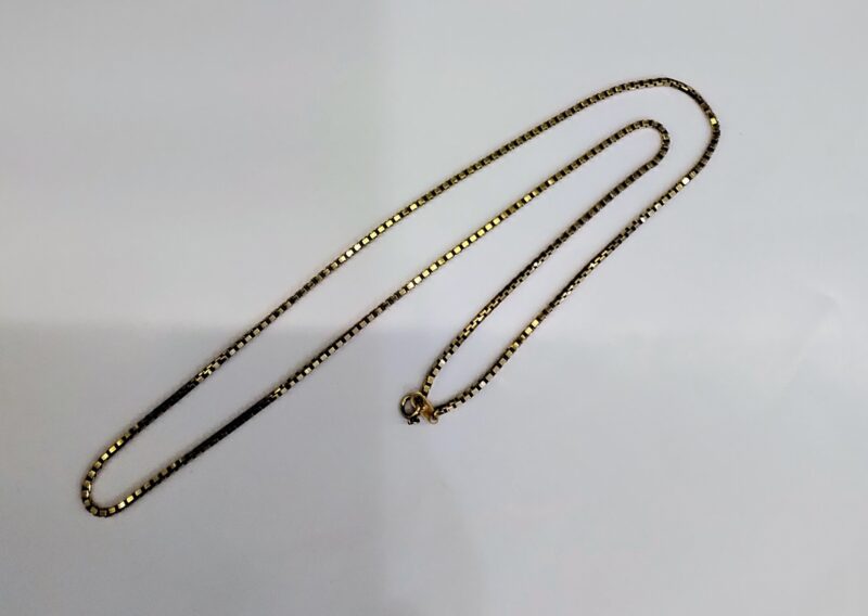 K18ネックレスをお買取り致しました