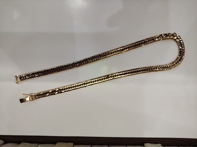 k18キヘイネックレスをお買取り致しました。