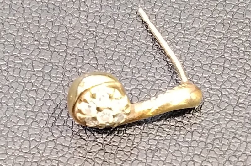 18金片方ピアス　買い取り