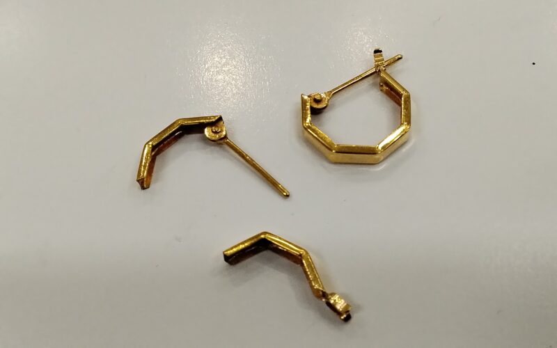 K18 破損ピアス をお買取しました!