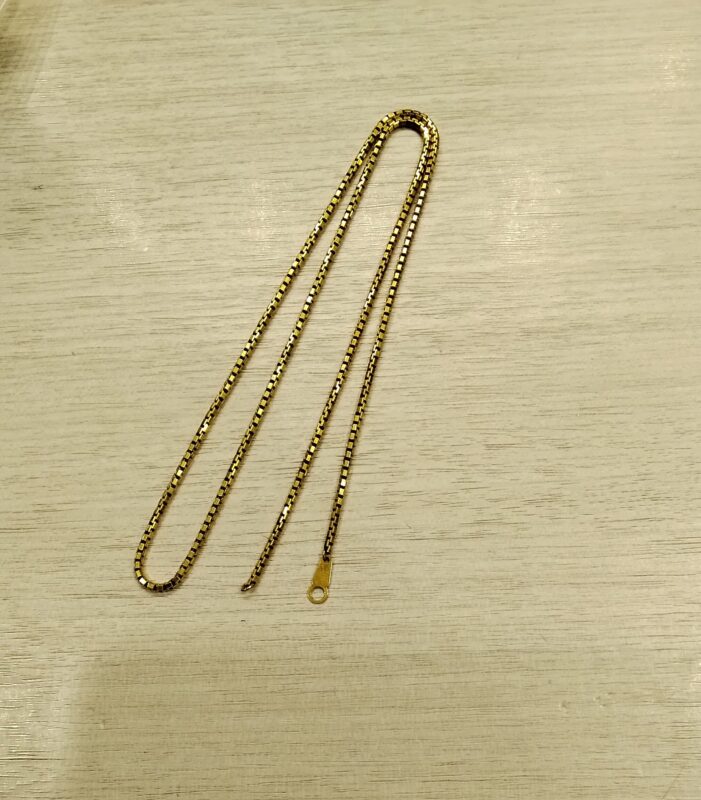 K18ネックレス、お買取致しました。