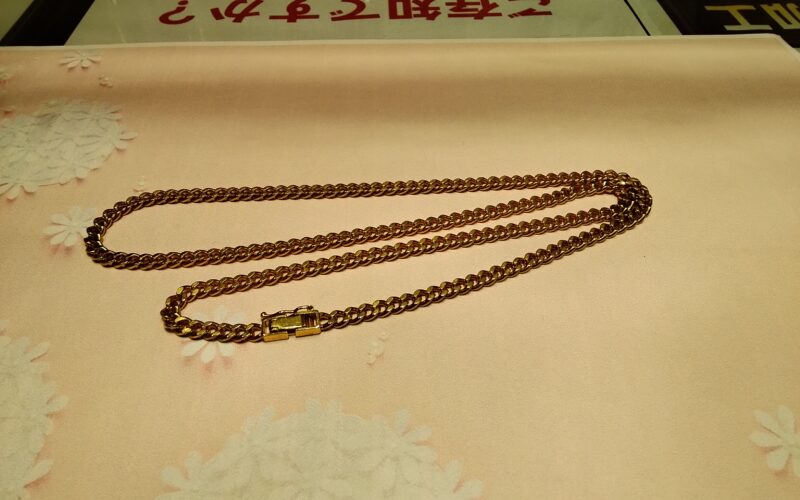 k18ネックレスお買い取り致しました。こんにちはイオンモー