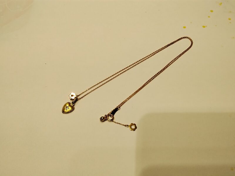 18金ネックレスをお買取りしました。
