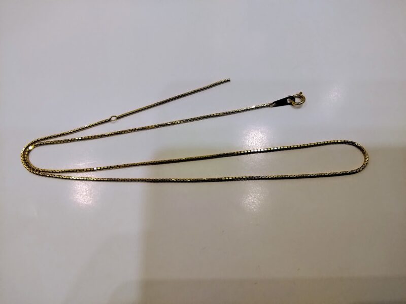 18金ネックレスお買取しました