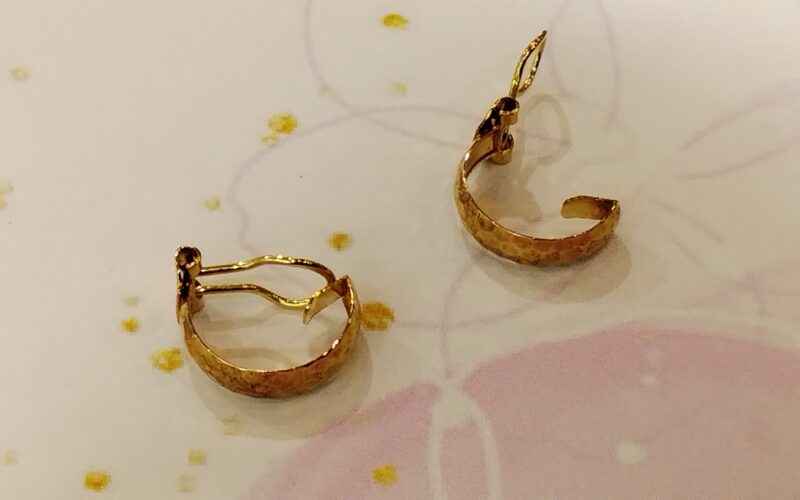 18金 イエローゴールド イヤリング をお買取しました。