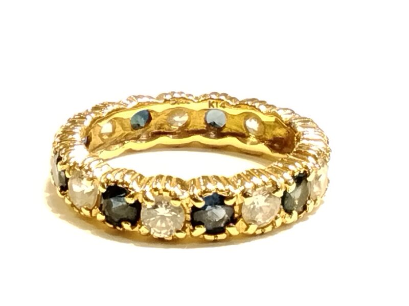 14金　イエローゴールド　サファイア　STAR JEWELRY　リング　をお買取しました。