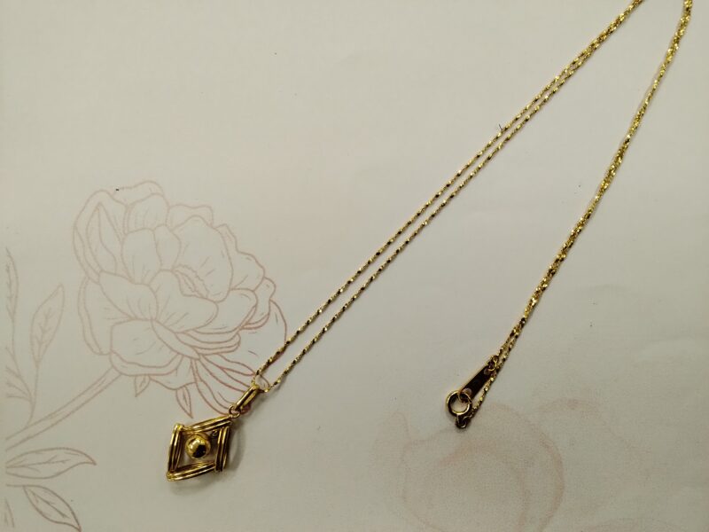 18金 プチネックレス をお買取しました。
