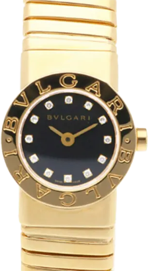 BVLGARI ブルガリ K18YG 腕時計 12P ダイヤモンド トゥボガス BB192TG