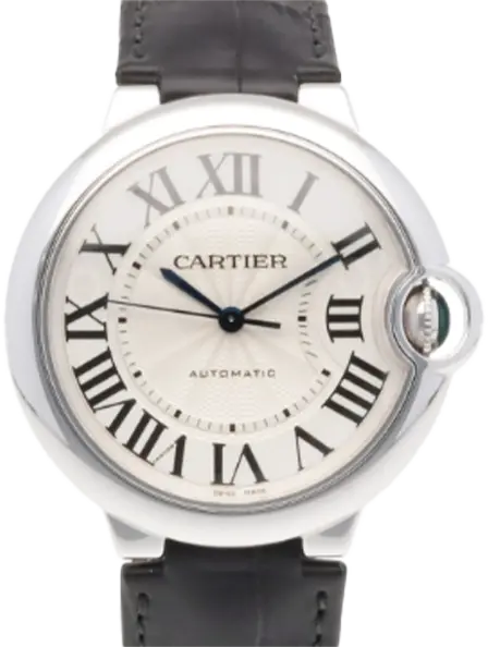 CARTIER カルティエ K18WG 腕時計 バロンブルー