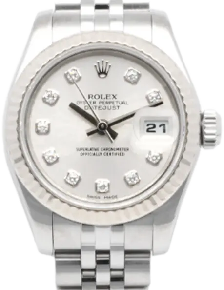 ROLEX ロレックス SS 腕時計 D番 2005年 10Pダイヤ オイスターパーペチュアル 179174G