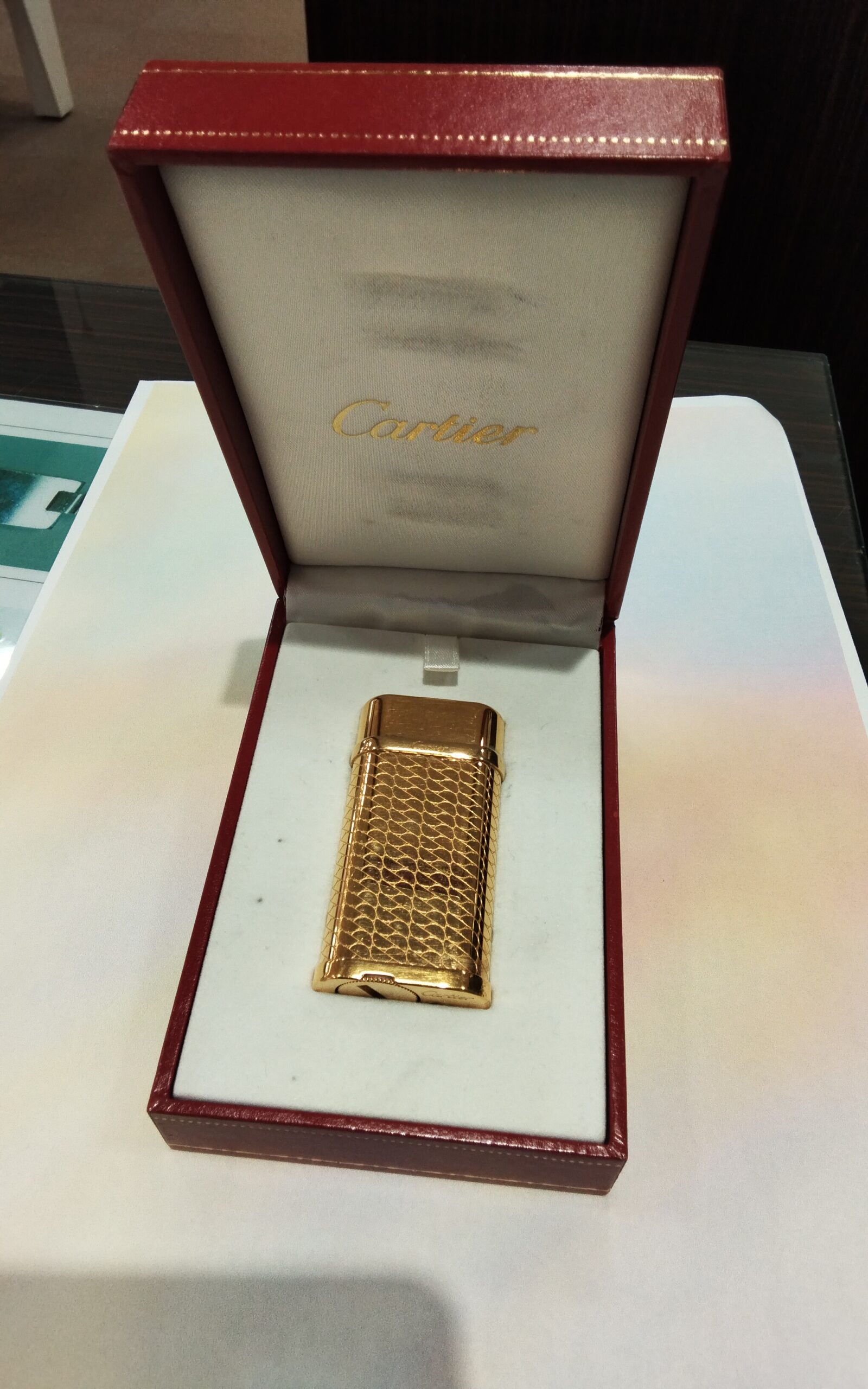 Cartier ライター 楽天市場】質屋 Cartier カルティエ ガスライター オーバル型 総