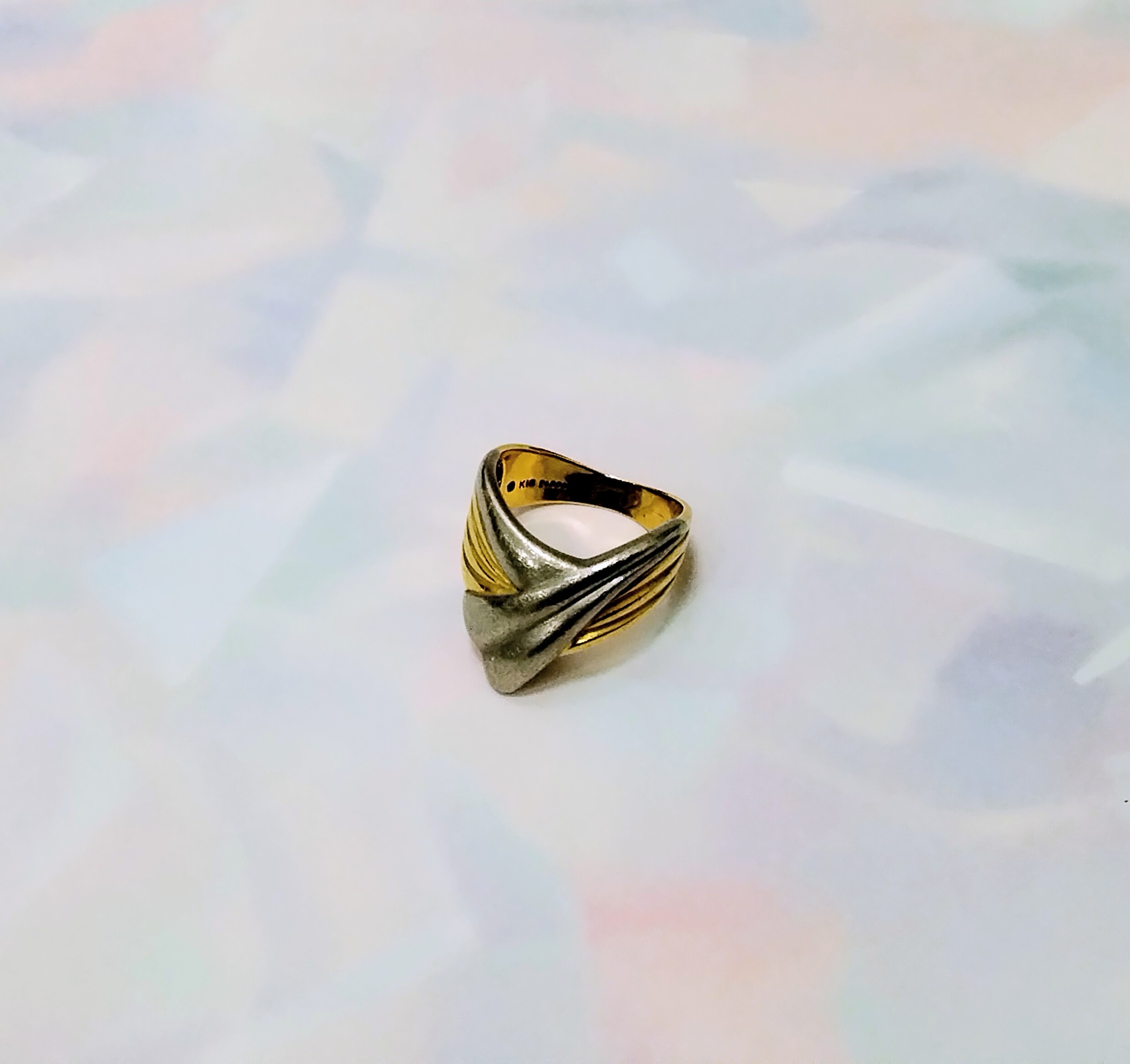 K18/PT900 リング コンビ | ブランド品・金・貴金属の高価買取